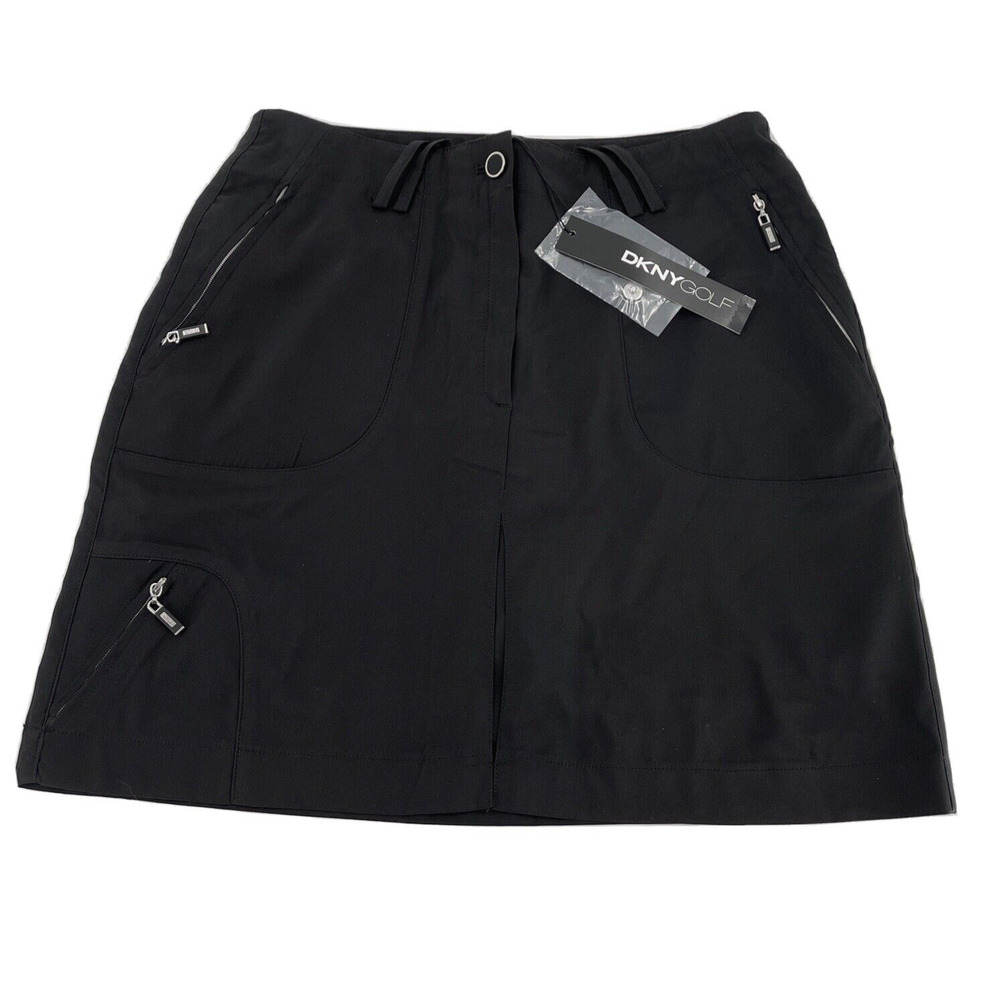 DKNY Golf Skirt Skort Womens 2 Black‎